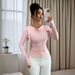 Voya 2023 Korean Style Women's Fashion Spring And Autumn New Fashionable Pile Collar Slim Fit Solid Color Versatile Long_ecoleips.com