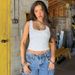 Women's Fashion 2025 Summer New Sexy Slim Fit Crop Top U-Neck Beaded Vest_ecoleips.com