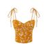 25 Summer New Women's French Sexy Vintage Vacation Style Slim Fit Floral Tie Strap Camisole_ecoleips.com