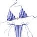 Women's Clothing Bikini Sexy Pit Tube Top High Split Front Twist Swimsuit Bikini_ecoleips.com