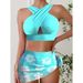Women's Clothing Sexy Split Gauze Skirt Three Piece Suit_ecoleips.com