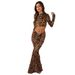 Women's Clothing 2025 Autumn Winter Round Neck Long Sleeve Crop Top Ruched Waist Skirt Two-Piece Set_ecoleips.com