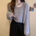 Women's Clothing Faux Mink Fur Sweater Soft Cozy Design Mohair Autumn Winter New Simple Top For Ladies_ecoleips.com