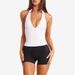 Women's Clothing Halter Neck Fitness Sports Vest Yoga V Neck Push Up Bust Enhancing Sexy Back Running Pilates_ecoleips.com