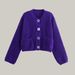 Women's Chunky Knit Cardigan With Pockets & Button Front - Long Sleeve Fall Winter Sweater Coat_ecoleips.com