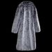 Fur Coat Elongated Women's Fox Fur Two-tone Coat Warm Winter Fur Coat_ecoleips.com