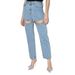 2025 New Cross-Border European And American Fashion Rhinestone Design Hollow Washed Versatile High-Waisted Straight-Leg_ecoleips.com