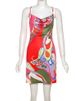 Weird Puss Colorful Print Dress Women Backless Sleeveless Tight Summer Midnight Sexy Peach Hip Hottie Club Trend Hipster Bodycon_ecoleips.com