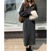 Aria Basics Aria Basics Solid Color Polo Collar Base Autumn Winter New Paired With Coat Long Over-the-Knee Lazy Style Loose Thick Knitted_ecoleips.com