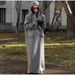Button Woolen Coat Winter Gray Tall Loose Extra Long Coat_ecoleips.com