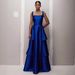 Elegant Blue A-Line Evening Dress for Women Slimming Party Gown for Birthday Banquet And Hosting_ecoleips.com