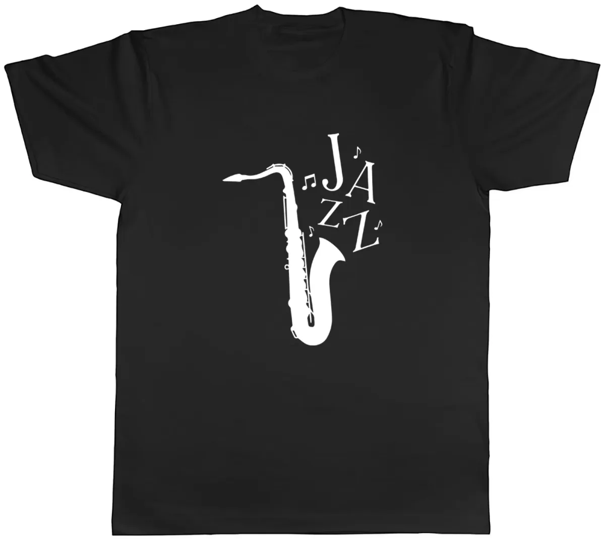 Women's T-Shirts Jazz Coming Out An Saxophone With Music Notes Mens Unisex T-Shirt Tee Gift_ecoleips.com