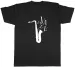 Women's T-Shirts Jazz Coming Out An Saxophone With Music Notes Mens Unisex T-Shirt Tee Gift_ecoleips.com