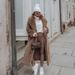 Cross-Border Autumn New Fur With Suit Collar, Thickened Long Plush For Women, Trench Coat_ecoleips.com