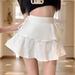 AC692 Ballet-style Fluffy For Women, Spring/summer High-waisted Sweet Slimming Cake Skirt With A Stylish A-line Design_ecoleips.com