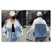 Women’s Clothing Denim Jacket For Women Spring New Style Small Number 24 Letter Pocket Design Thief Jacket Top_ecoleips.com