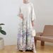 Women's Comfortable Breathable Maxi Dress Southeast Asian Style Cross Border Exclusive Print Design for Casual Wear_ecoleips.com