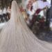 Sparkling Bridal Veil With Comb – Gold Starry Tulle Wedding Headpiece In Multiple Lengths (75cm To 500cm)_ecoleips.com