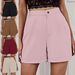 Europe Cross-border Foreign Trade New Women's Clothing Wide-leg Comfortable Casual High-waisted Five-point Pants Shorts Women's Pants_ecoleips.com