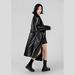 Women’s Long PU Leather Trench Coat – Punk-Inspired Anti-Wrinkle Faux Leather Jacket For EU/US (S-XL, Gothic Streetwear, Belted Waist)_ecoleips.com