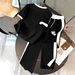 Women's Spring/Summer Fashion Heart Print Color Block Two Piece Set Short Sleeve Top And Pants Outfit_ecoleips.com