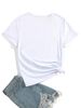 European And American Cross-border Foreign Trade Women's Clothing Pencil Pattern Round Neck Printed Short-sleeve T-shirt_ecoleips.com