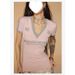 Pure Cotton Women's Short Sleeve T-Shirt 40 Count 210g Off-Shoulder Slim Fit Unique Style Sexy Millennial Look Top_ecoleips.com