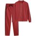 Women's Clothing Autumn And Winter New Women's Clothing Long Sports Leisure Zipper Splicing Plaid Suit Women_ecoleips.com