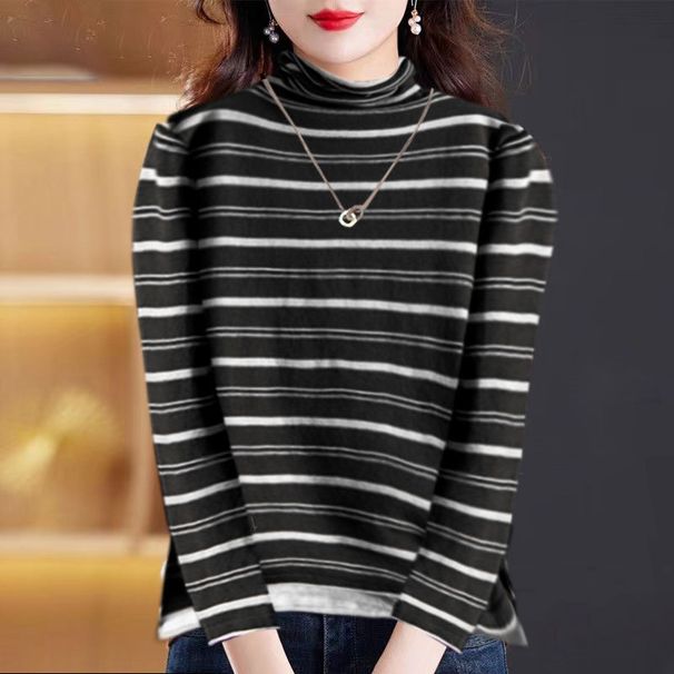 Double-Sided De-Rong Pile Fabric Top With A Puffed Collar Perfect As A Women's Undergarment For Autumn/Winter Seasons._ecoleips.com