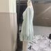 European And American Style Women's Long Sleeved Pleated Dress Solid Color Mesh Strapless Independent Website 2026 Fashion_ecoleips.com