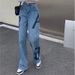 Women's Clothing Summer New Style Street All Match Loose Straight Wide Leg High Waist Slim Long Pants Trendy_ecoleips.com