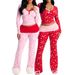 New Women's High-Waisted Long Two-Piece Set Casual Home Wear Light Fashion_ecoleips.com