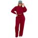 Women's Casual Straight-Leg Pants & Top Set – Stylish Two-Piece Outfit With Functional Pockets (Black, S-XL)_ecoleips.com