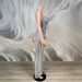 Elegant Luxurious Fur Trimmed Shawl Full Length Halter Neck Gown Rhinestone Embellished Light Wedding Dress Engagement Party Evening Gown_ecoleips.com