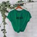 Women's Clothing Women's Casual Short Sleeve T-Shirt Style Slogan Print Round Neck Top For Summer Fashion For Formal & Casual For Women_ecoleips.com