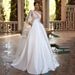 Simple Main Wedding Dress New Fashion Train Design For Women's Wedding Party Wear_ecoleips.com