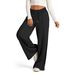 Suitable For All Seasons New 2024 Women's Drawstring Solid Color Waist-Cinching Fashion Wide-Leg Casual Pants_ecoleips.com