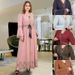 Muslim Dress Women Dubai-Inspired Ethnic Cardigan Dress With Rhinestone Belt – Plus Size Modest Long Dress For Women_ecoleips.com
