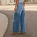 Women's High Waist Straight Leg Jeans - Stretchy Wide Fit Denim Pants With Vintage Wash, Slimming & Comfortable, Sizes S-XXL_ecoleips.com