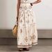 European American Cross-border 2026 New Bohemian Style High-waisted Large Hem Dress For Summer Seaside Vacation, Loose_ecoleips.com