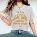 Aria Basics Aria Basics Cross-border Short-sleeve Bestseller 3D Digital Lotus Pattern Printed Letter Top European And American Style_ecoleips.com