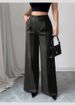 Women's Clothing Loose And Versatile Summer Drape Slim Wide Leg Trousers For Women High End Straight Drape High Waist Casual Trousers For Women_ecoleips.com