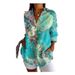 Aria Basics Aria Basics Foreign Trade European And American 3D Digital Print Fashion Abstract Pattern Women's Long-sleeve Shirt, Custom_ecoleips.com