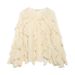 Aria Basics Aria Basics 2025 European And American Style Spring Women's Long-sleeve Layered Decorative Ruffle Shirt 6112_ecoleips.com