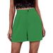 Europe Cross-border Foreign Trade New Women's Clothing Wide-leg Comfortable Casual High-waisted Five-point Pants Shorts Women's Pants_ecoleips.com