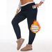 Women's Clothing Thickened Fleece Leggings High Waist Belt Pockets Outer Wear Tight Warm Leggings_ecoleips.com