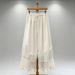 Women's Lace Trimmed Drawstring Wide Leg Pants Loose Fitting Casual Mori Style Retro Design Spring Summer New_ecoleips.com