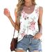 Women's Clothing Spring And Summer New Round Neck Tie Dye Printed Loose Sleeveless T Shirt Vest For Women_ecoleips.com