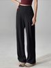 K Straight Tube Slimming Sports Pants For Women, Loose And Casual Running Pants, Pilates Wide Leg Yoga Fitness Pants_ecoleips.com