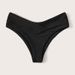 Women's Clothing High Waist Triangle Swim Bikini Shorts Sexy Retro Swimsuits_ecoleips.com